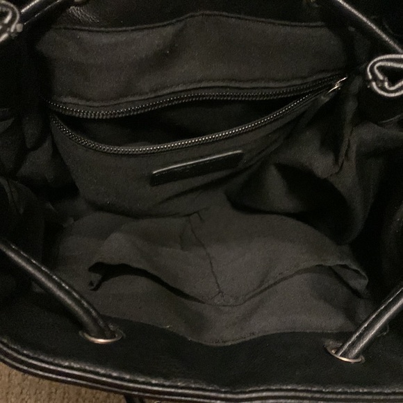 Clarks backpack purse. Black. Drawstring closure at top. Excellent condition. - Picture 3 of 6